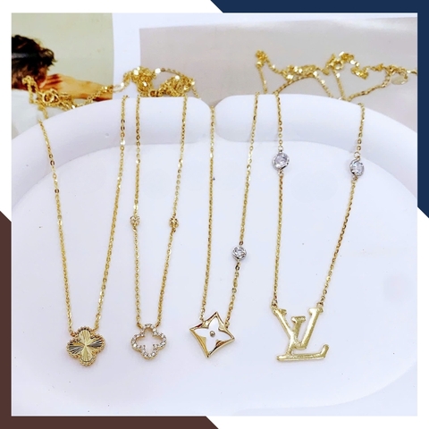 Dây Chuyền LV Louis Vuitton DCVN342 – Vàng Hàn Quốc 10k Sang Chảnh