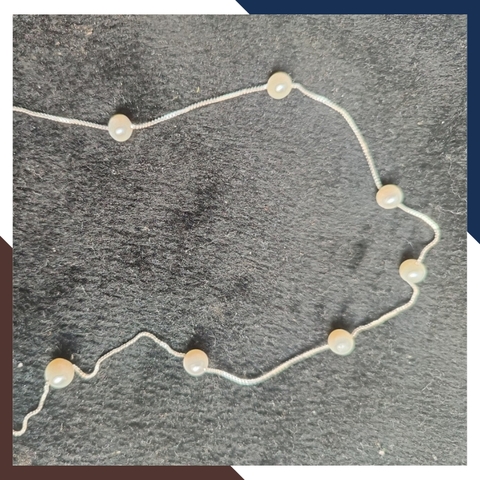 Dây chuyền ngọc trai nữ nuôi nước ngọt tự nhiên mã VCNT18