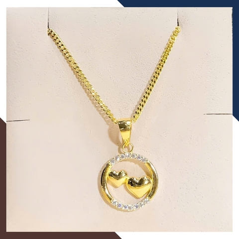 Dây Chuyền Trái Tim Vàng Tây 10k Cho Nữ DCVN385 – Quà Sinh Nhật Ý Nghĩa Tặng Bạn Gái