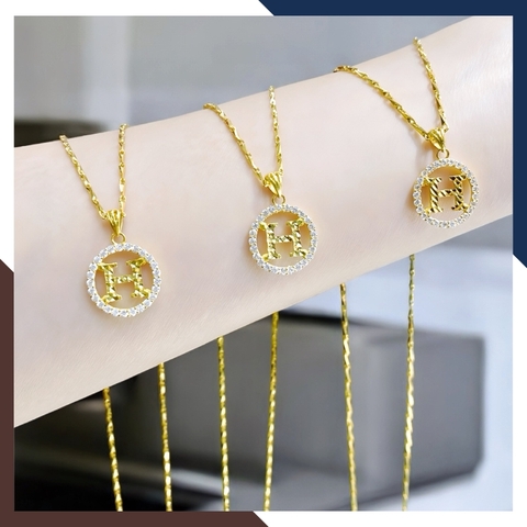 Dây Chuyền Vàng Cho Phụ Nữ Trung Niên Nhiều Mẫu Sang Trọng DCVN291 | Vàng Tây 10k