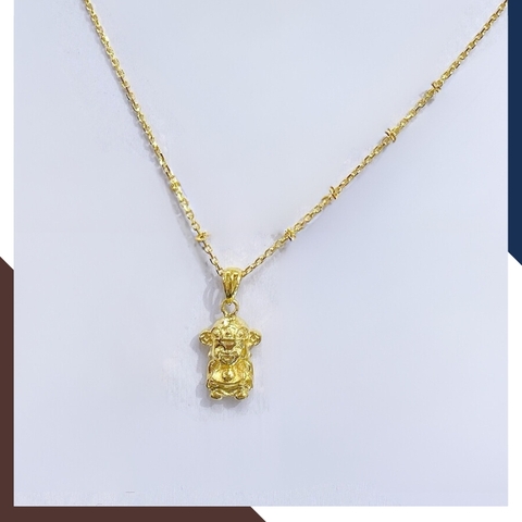 Dây chuyền vàng nữ mặt hình ông thần tài TL7528 | vàng tây 10k