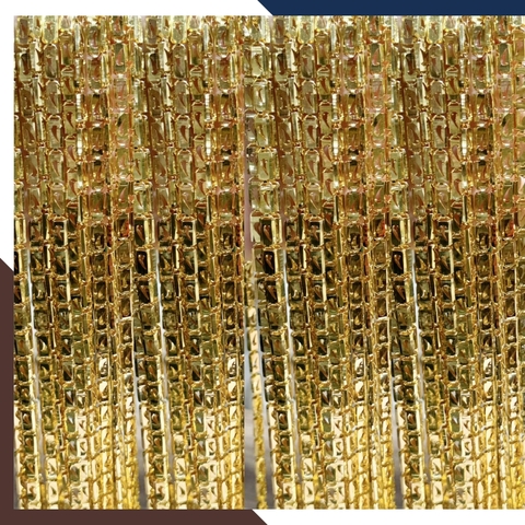 Dây chuyền vàng nam 3 chỉ, dây chuyền hộp chữ nhật bằng vàng tây 10k cho nam mã TL271