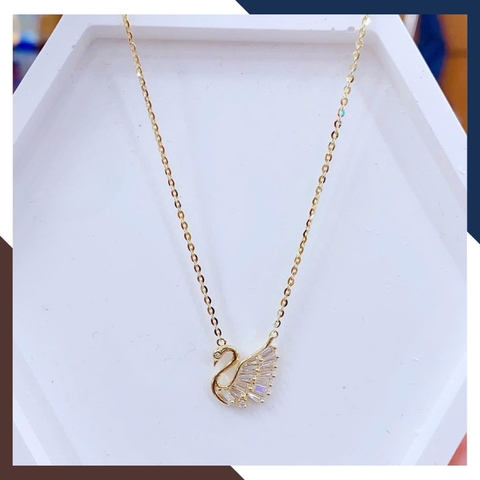 Dây Chuyền Vàng Nữ Mặt Thiên Nga DCVN216 – Biểu Tượng Tình Yêu & Sự Thuỷ Chung