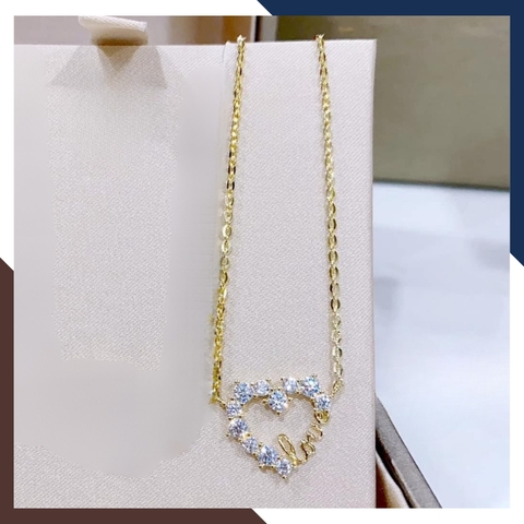 Dây Chuyền Vàng Nữ Mặt Trái Tim DCVN219 – Món Quà Tình Yêu Ngọt Ngào