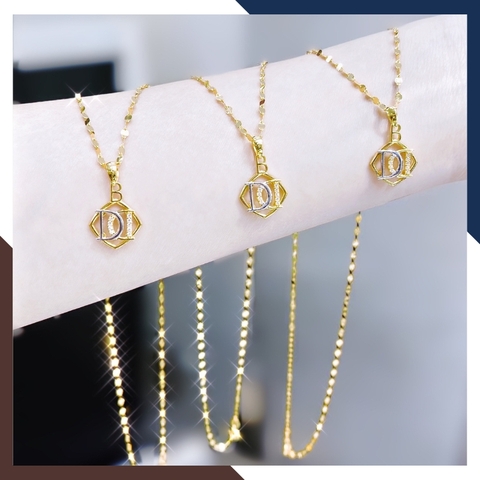 Dây Chuyền Vàng Nữ Mẫu Mới Đẹp & Cá Tính DCVN296 | Vàng Ý 10k