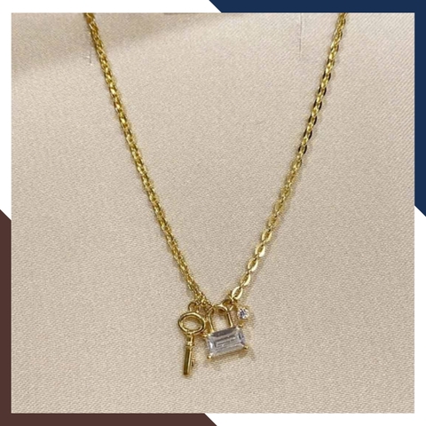 Dây Chuyền Vàng Nữ Mẫu Mới Đẹp & Cá Tính DCVN296 | Vàng Ý 10k