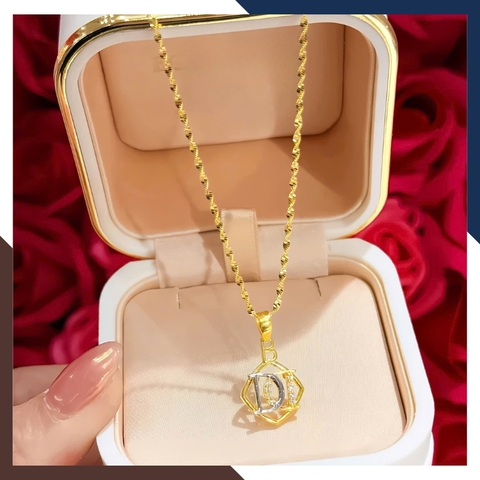 Dây Chuyền Vàng Tây 10k Cho Phụ Nữ Trung Niên DCVN287 – Tôn Vinh Nét Đẹp Trưởng Thành