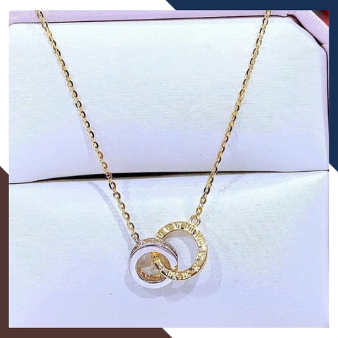 Dây Chuyền Vàng Tây Nữ 10k Mặt Hình Tròn DCVN256 – Đơn Giản, Trẻ Trung & Thanh Lịch