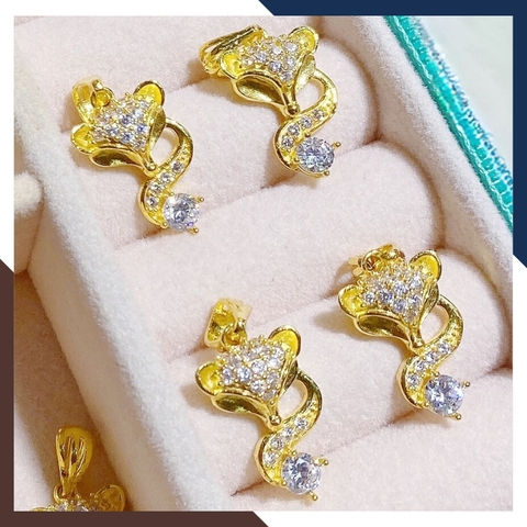 Dây chuyền hồ ly vàng tây 10k mã D61M29