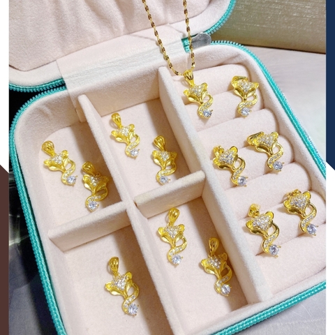 Dây chuyền hồ ly vàng tây 10k mã D61M29