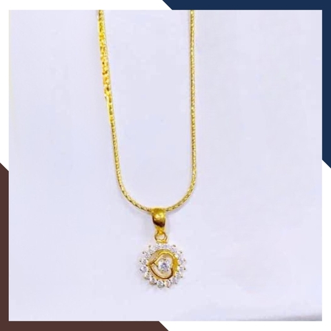 Dây Chuyền Vàng Tây Nữ 10k Mặt Trái Tim DCVN233 – Món Quà Ý Nghĩa Cho Bạn Gái