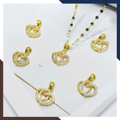 Dây Chuyền Vàng Tây Nữ 10k Mặt Trái Tim DCVN233 – Món Quà Ý Nghĩa Cho Bạn Gái