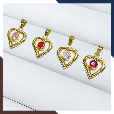 Dây chuyền vàng cho mẹ mặt trái tim mã D202M18