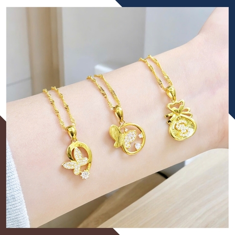 Dây Chuyền Vàng Tây Nữ 10k Mẫu Mới Đẹp & Nổi Bật DCVN303