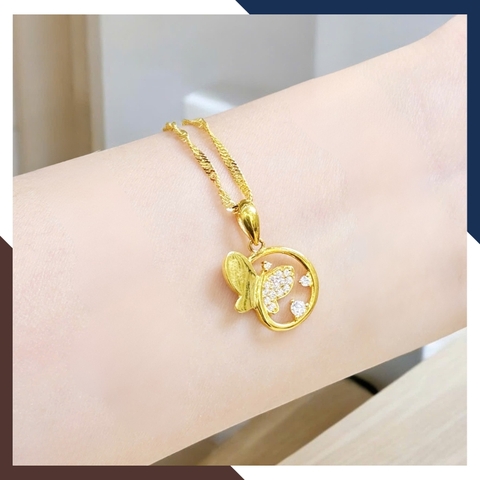 Dây Chuyền Vàng Tây Nữ 10k Mẫu Mới Đẹp & Nổi Bật DCVN303