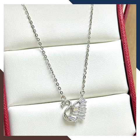 Dây Chuyền Vàng Trắng Nữ 10k DCVN318 – Thiết Kế Tinh Xảo Trẻ Trung & Nữ Tính