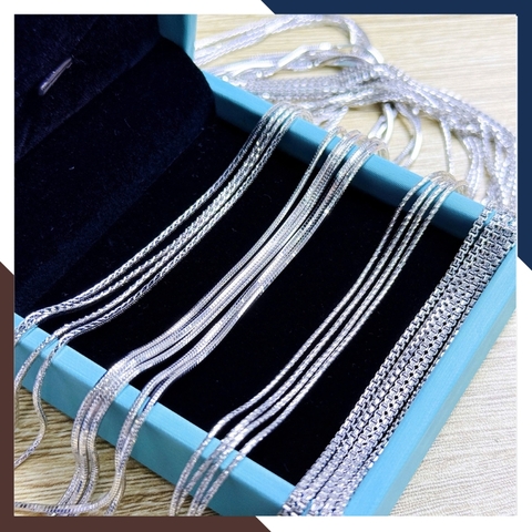 Dây Chuyền Vàng Trắng Nữ 10k DCVN329 – Mẫu Trơn Đơn Giản, Bền Đẹp Với Thời Gian