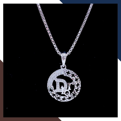 Dây Chuyền Vàng Trắng Nữ 10k Nhập Khẩu Ý DCVN346 – Chất Lượng Chuẩn Italy, Kiểu Dáng Hiện Đại