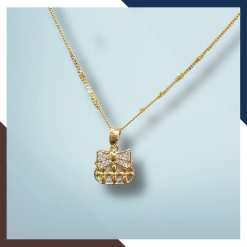 Dây chuyền vàng nữ mặt túi xách TL5828 | Vàng tây 10k