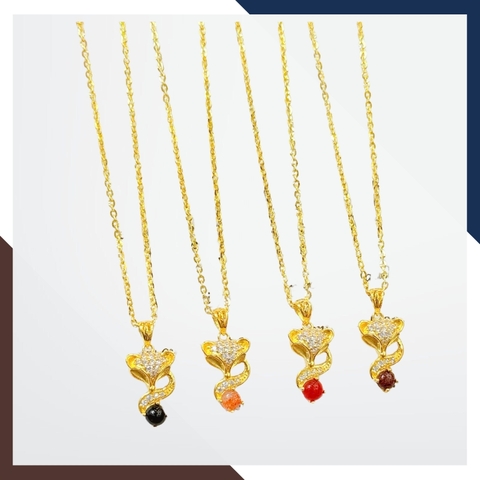 BTSV36 – Bộ Trang Sức Hồ Ly Vàng 10K Phối Trọn 4 Món, Dễ Đeo & Đồng Điệu Phong Cách