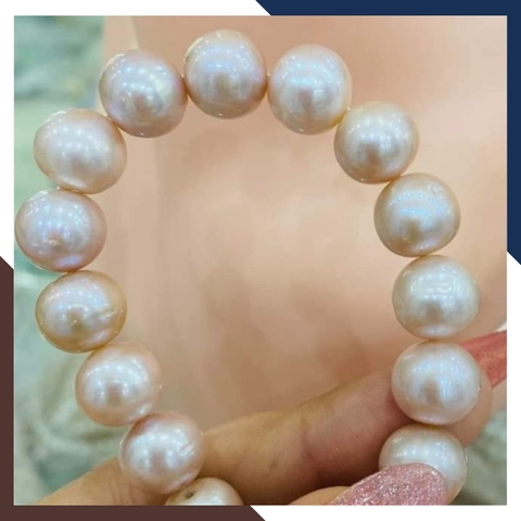 Giá sỉ chuỗi ngọc trai nguyên liệu size to 10-11mm cao cấp làm vòng cổ vòng tay mã AC2200