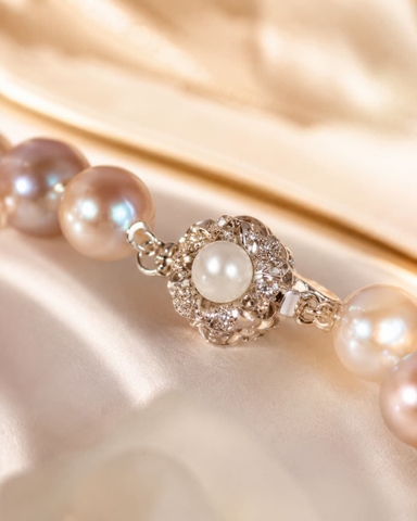 Bộ Trang Sức Ngọc Trai Màu Hồng BTSNT257 – Set Pearl Feminine Luxury Sang Trọng, Nữ Tính Và Dễ Ứng Dụng
