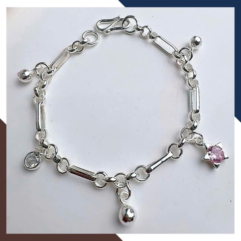 Lắc Bạc Cho Bé Nhiều Mẫu LTBCB019 – Món Quà Yêu Thương Từ Cha Mẹ