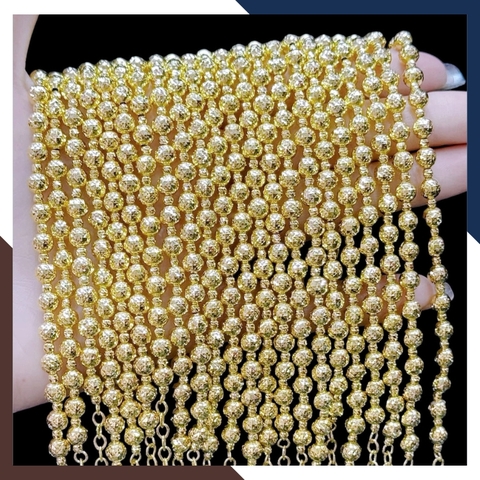 Lắc tay bi vàng tây 10k 2 màu cho nữ đẹp mã TL150