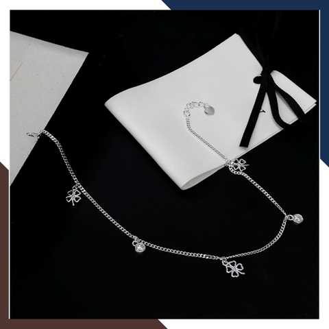 Lắc Chân Bạc Nữ Nguyên Chất LCBN01 - Nhiều Mẫu Dễ Thương, Bền Đẹp