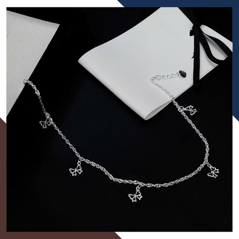 Lắc Chân Bạc Nữ Nguyên Chất LCBN01 - Nhiều Mẫu Dễ Thương, Bền Đẹp