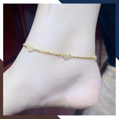 Lắc Chân Vàng Nữ 10k Nhiều Mẫu Trẻ Trung LCVN31 – Quà Tặng Bạn Gái Lý Tưởng