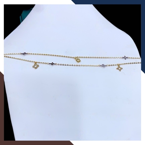 Lắc Chân Vàng Ý 10K Cho Nữ Nhiều Mẫu LCVN17 – Trẻ Trung, Không Lỗi Mốt & Phù Hợp Mọi Tuổi