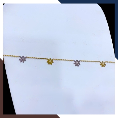 Lắc Chân Vàng Ý 10K Cho Nữ Nhiều Mẫu LCVN17 – Trẻ Trung, Không Lỗi Mốt & Phù Hợp Mọi Tuổi