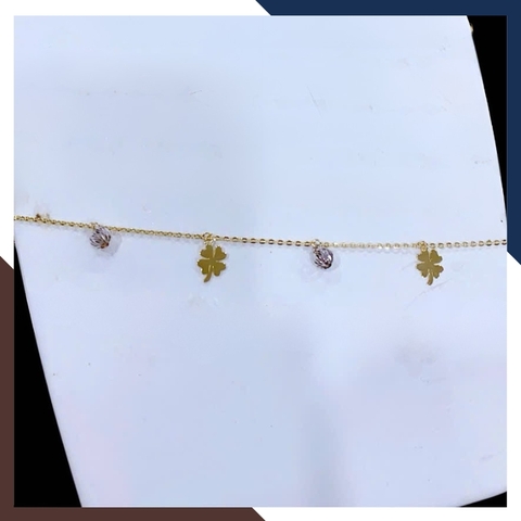 Lắc Chân Vàng Ý 10K Cho Nữ Nhiều Mẫu LCVN17 – Trẻ Trung, Không Lỗi Mốt & Phù Hợp Mọi Tuổi