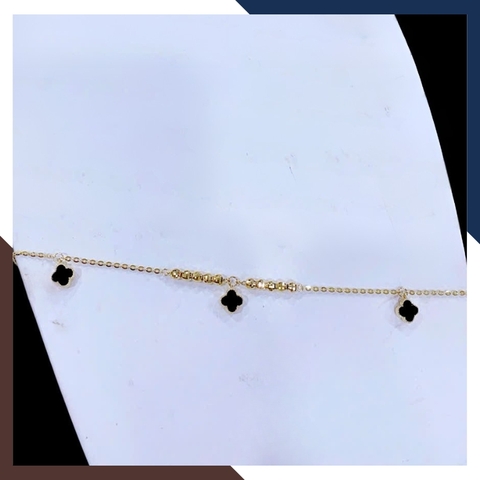 Lắc Chân Vàng Ý 10k Cho Nữ Nhiều Mẫu LCVN25 – Dây Mảnh Tôn Dáng Chân & Hợp Mọi Phong Cách