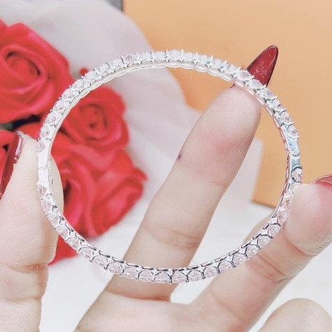 Lắc tay bạc full đá cho Nam Nữ đẹp mã AC300350