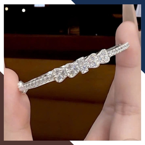 Lắc Tay Bạc Nữ Dạng Kiềng Nhiều Mẫu LTBN68 – Sang Trọng, Giá Tốt