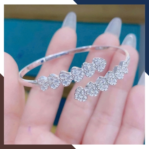 Lắc Tay Bạc Nữ Dạng Kiềng Nhiều Mẫu LTBN68 – Sang Trọng, Giá Tốt