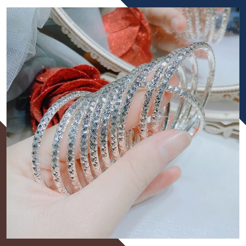 Lắc Tay Bạc Nữ Dạng Kiềng Nhiều Mẫu LTBN68 – Sang Trọng, Giá Tốt