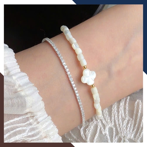 Lắc Tay Bạc Nữ Đính Đá Hột Xoàn Phối Trái Tim LTBN61 – Quà Tặng Tình Yêu Hoàn Hảo