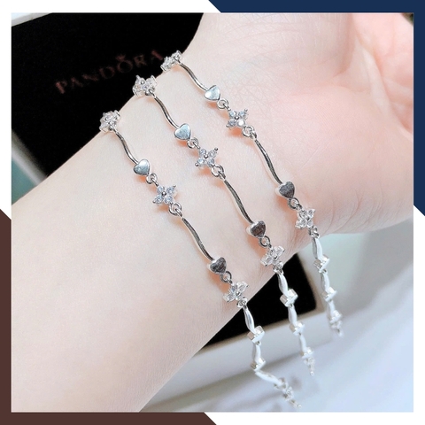 Lắc Tay Bạc Nữ Nhiều Mẫu Đẹp, Trẻ Trung LTBN121