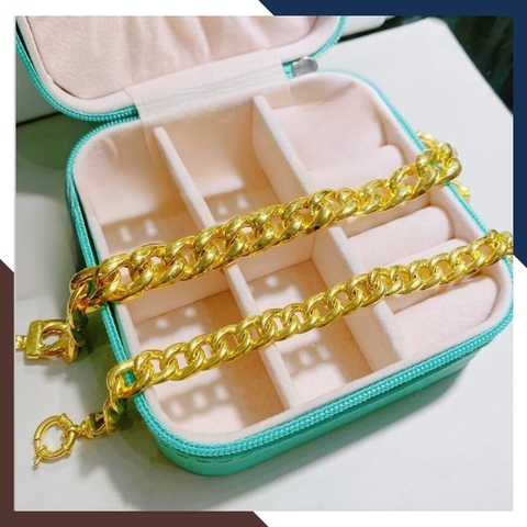 Lắc tay bọng vàng tây 10k cho nam đẹp mã 215330