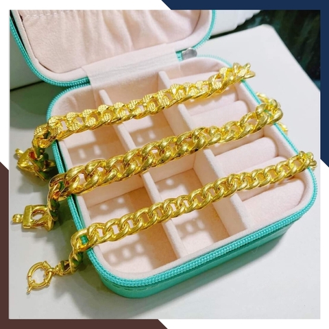 Lắc tay cuban vàng tây 10k cho nam đẹp mã TL361