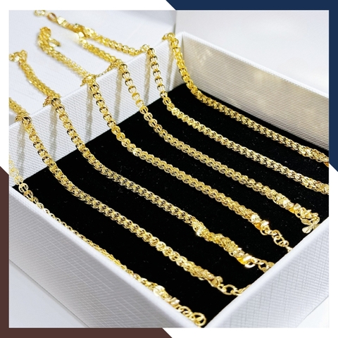 Lắc tay đuôi phụng vàng tây 10k cho nữ đẹp mã TL65