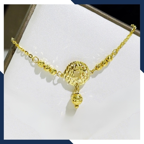 Lắc tay kim tiền vàng tây 10k cho nữ đẹp mã 1645TL55