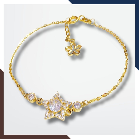 Lắc tay ngôi sao vàng tây 10k cho nữ đẹp mã TL58