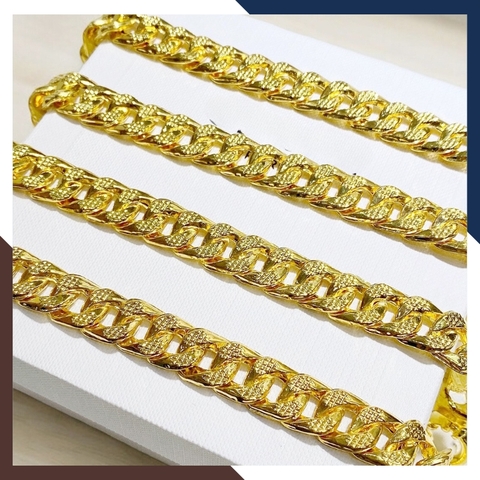 Lắc tay vàng nam, lắc cuban vàng tây 10k cho nam đẹp mã 215330361