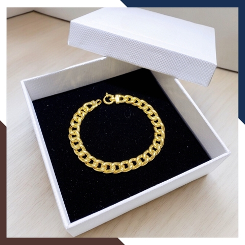 Lắc tay vàng nam, lắc cuban vàng tây 10k cho nam đẹp mã 215330361