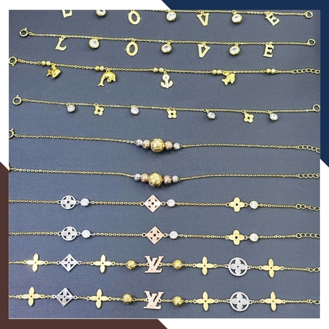 Lắc Tay Vàng Nữ 10K Charm Nhiều Mẫu LTVN367 – Thiết Kế Thời Trang, Đeo Đẹp Mỗi Ngày