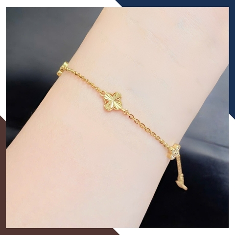 Lắc tay vàng nữ 10k mix charm nhiều mẫu LTVN377 – Đẹp tinh tế, đeo hằng ngày không lỗi mốt